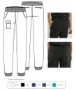 Pantalón Hombre Jogger Euphoria Color Negro Impulso