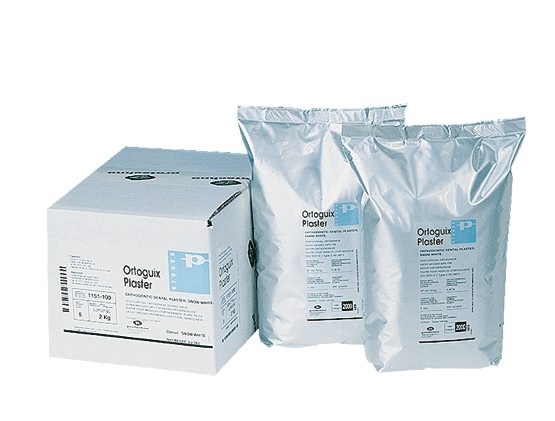 Yeso Tipo III Ortodoncia Ortoguix extrablanco Eco-Pack 6x2kg Protechno