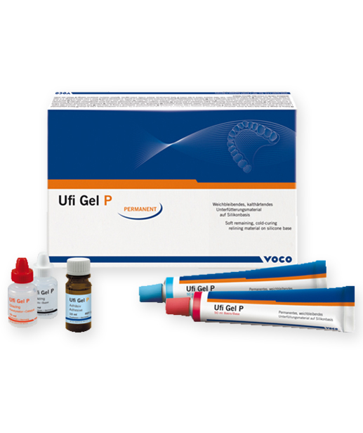 Ufi gel P Kit 2 tubos 50ml + glazing + adhesivo Voco