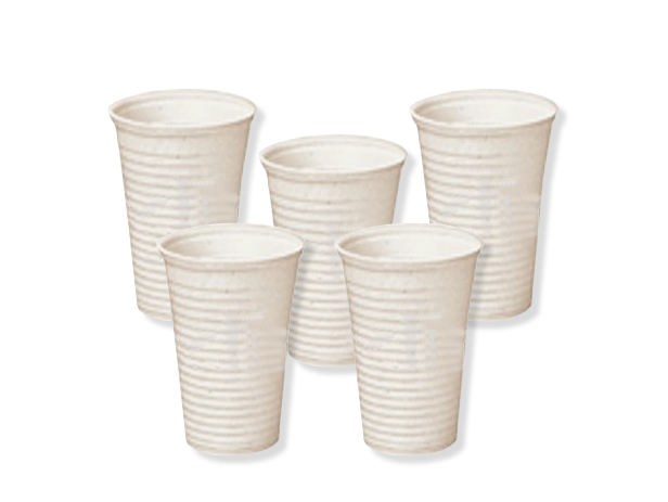 Vasos biodegradables 160ml 50u