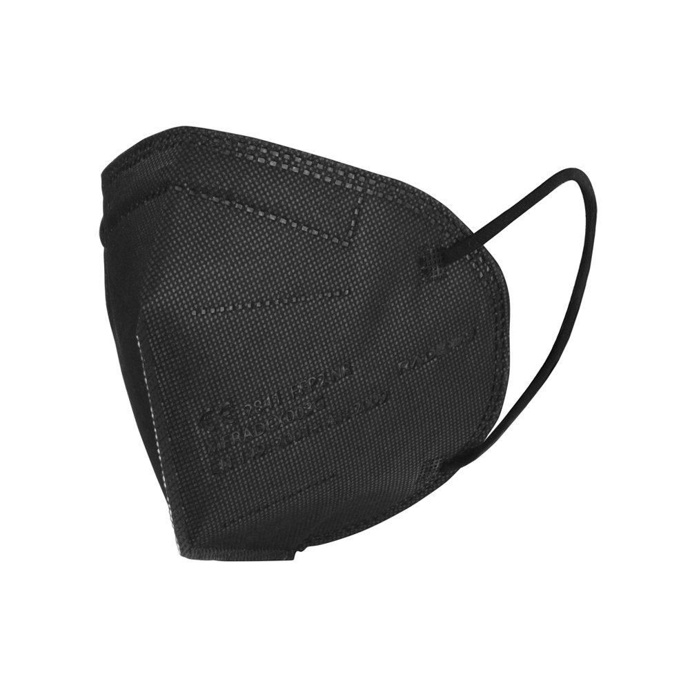 Mascarilla FFP2 color NEGRO envase 25u