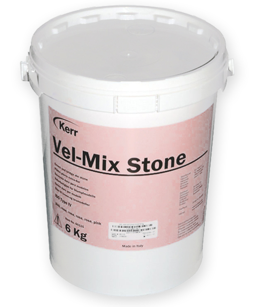 Yeso Tipo IV VelMix Stone Rosa 6 kg KERR