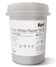 [N02383] Yeso Tipo II Snow White Plaster Color Blanco 4,5 kg KERR
