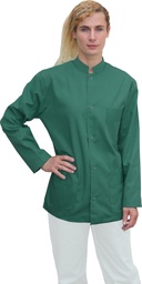 Camisa abotonada manga larga Verde
